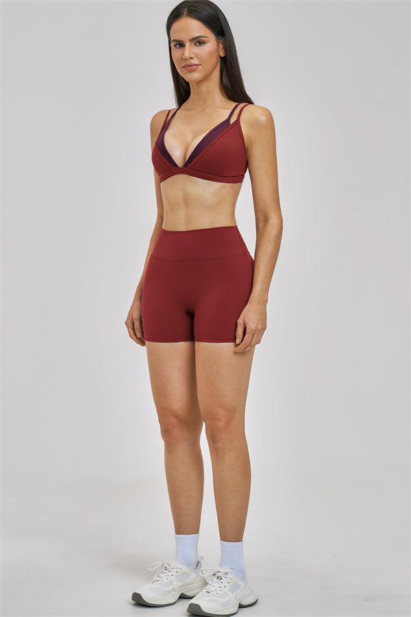 The Seraphine Layered V Sports Bra