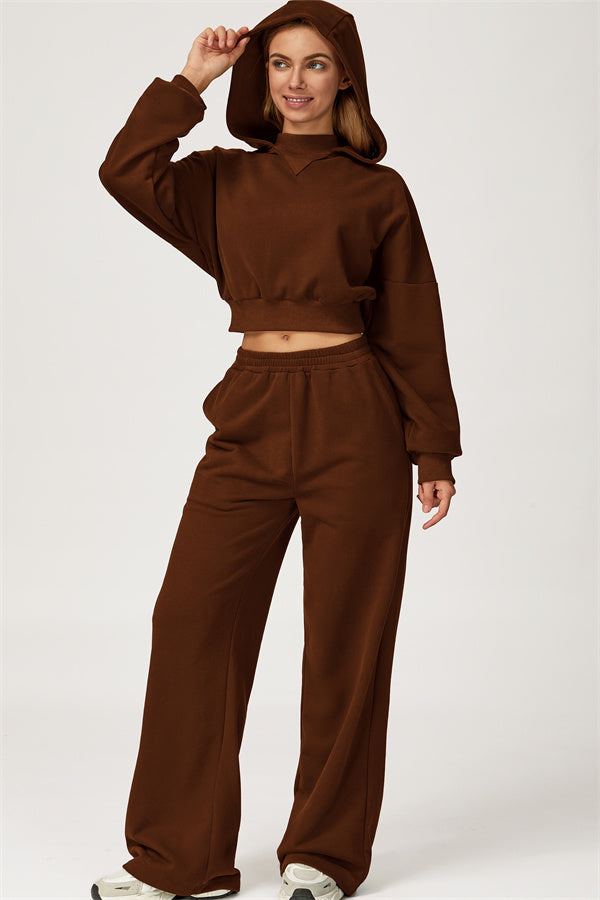The Axis Crop Hoodie