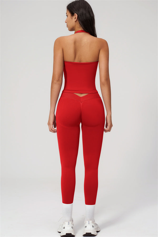The Empower Halter Crop Top