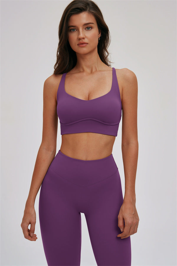 The Kinetic Cross Back Sports Bra