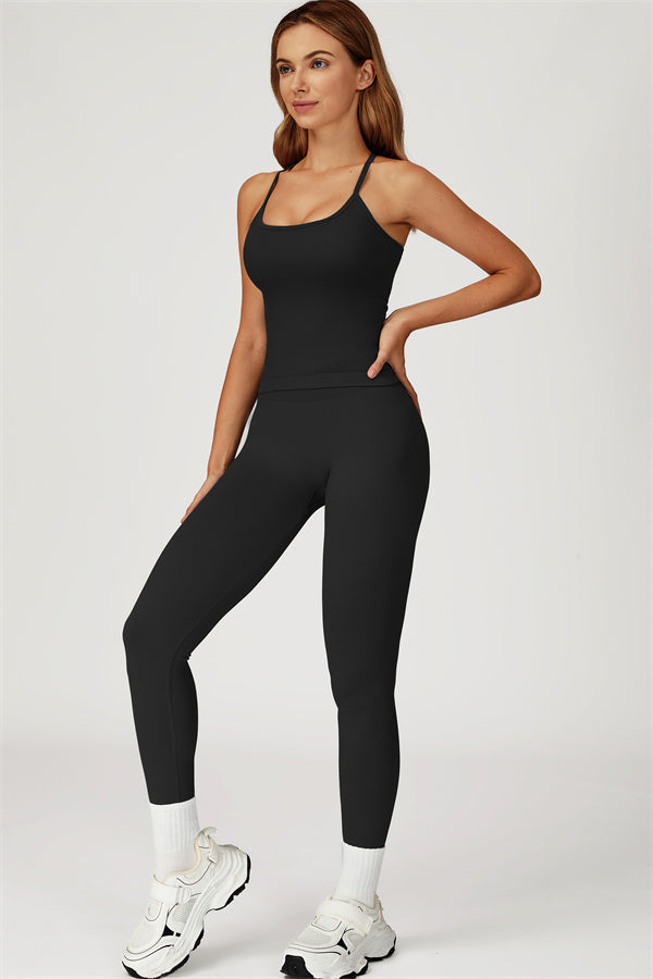 The Sculpt Crop Top Leggings 2-Piece Set