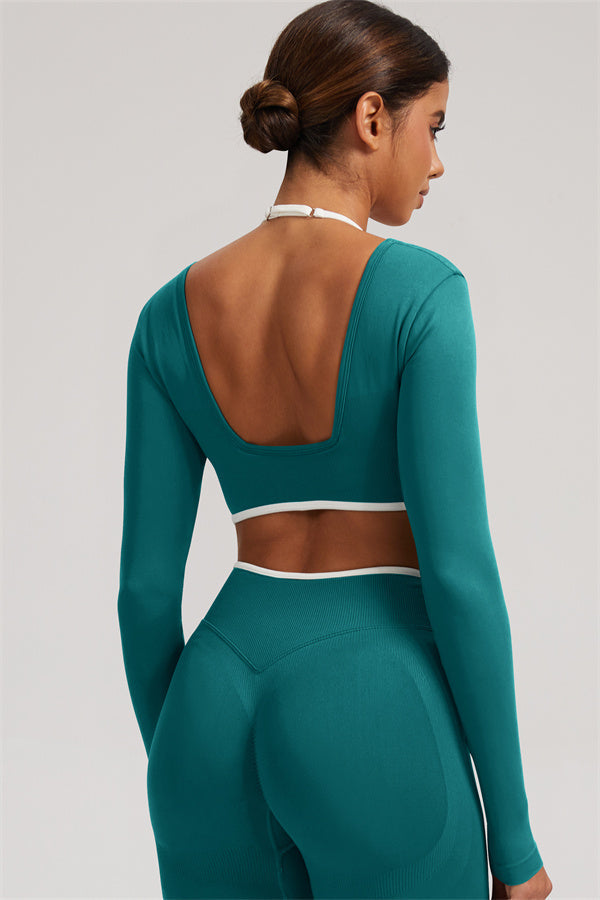 The Elevate Long Sleeve Crop top