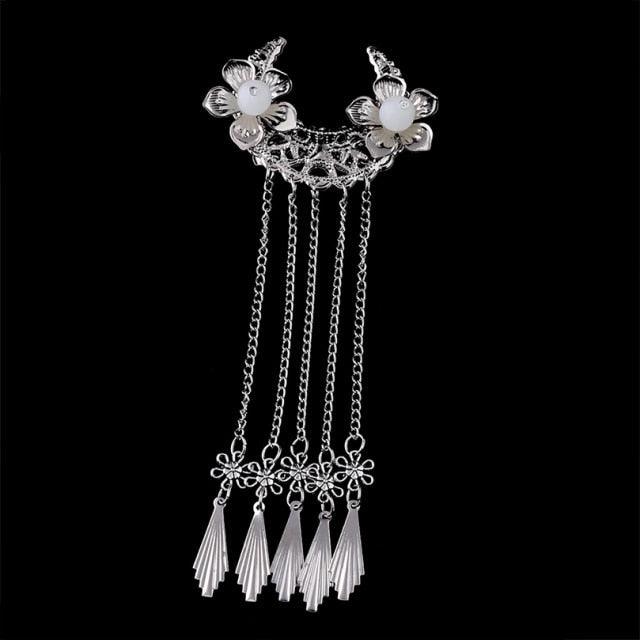 1Pc New Chinese Style Hair Clips for Women Cherry Hairpin Girls Elegant Ladies Headwear Costume Headdress Wedding Hair Accessories for Brides and Bridesmaids