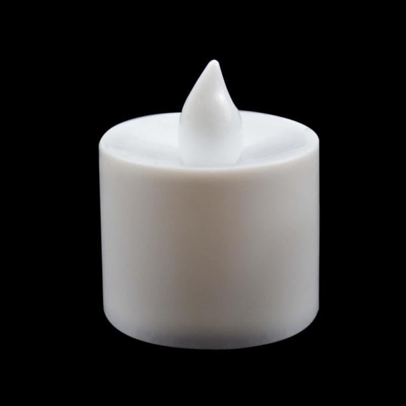 1pcs Multicolor LED Candle Colored Battery Operated Flickering Electric LED Tea Lights Bulk for Christmas Party Wedding Decorations Battery Operated LED Tea Lights Candle Home Wedding Birthday Party Prop Decoration