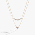 Double-Layer Crystal Necklace