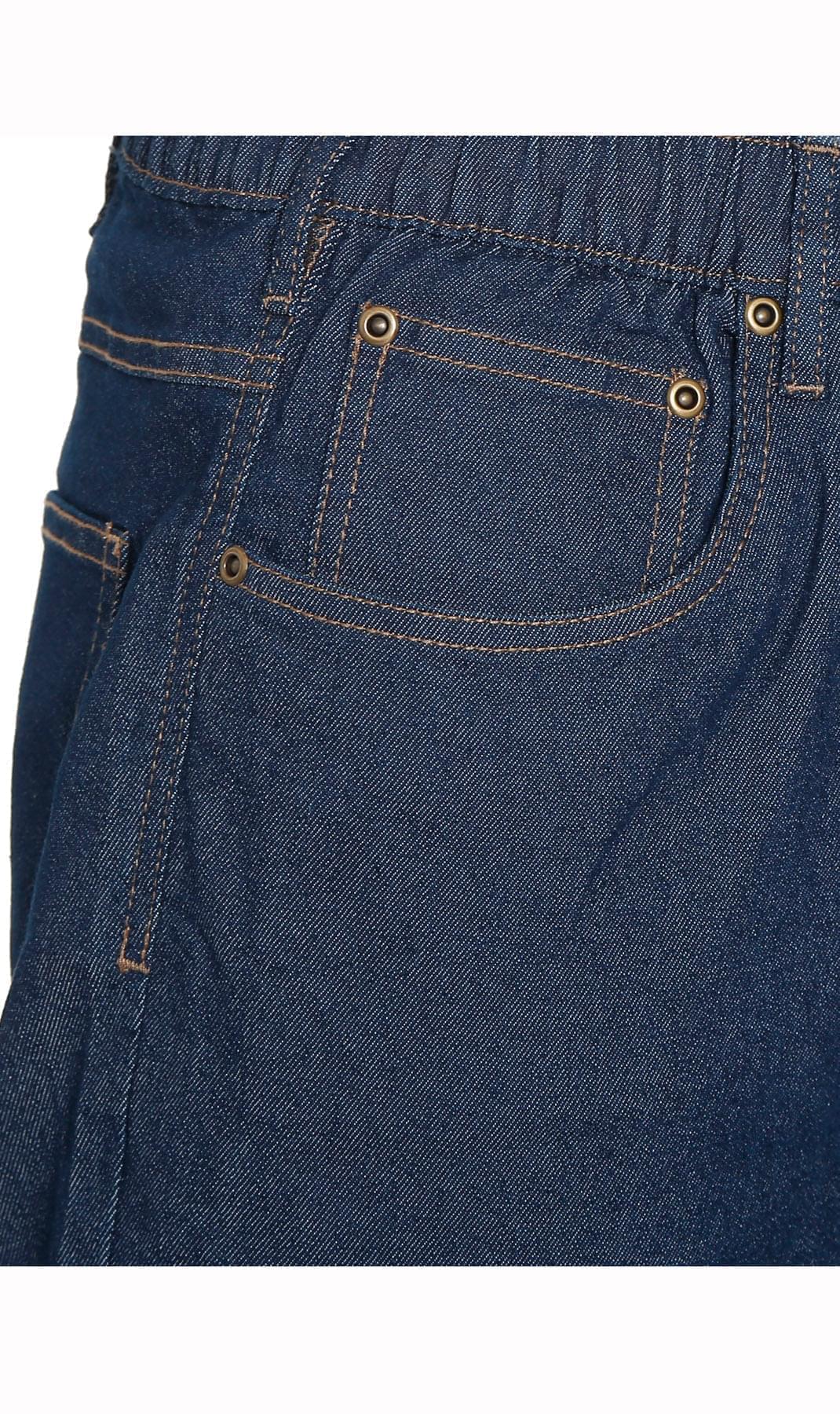 Men's Pull-On Denim and Twill Pants — Elastic Waist Easy Fit
