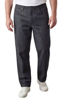 Men's Pull-On Denim and Twill Pants — Elastic Waist Easy Fit