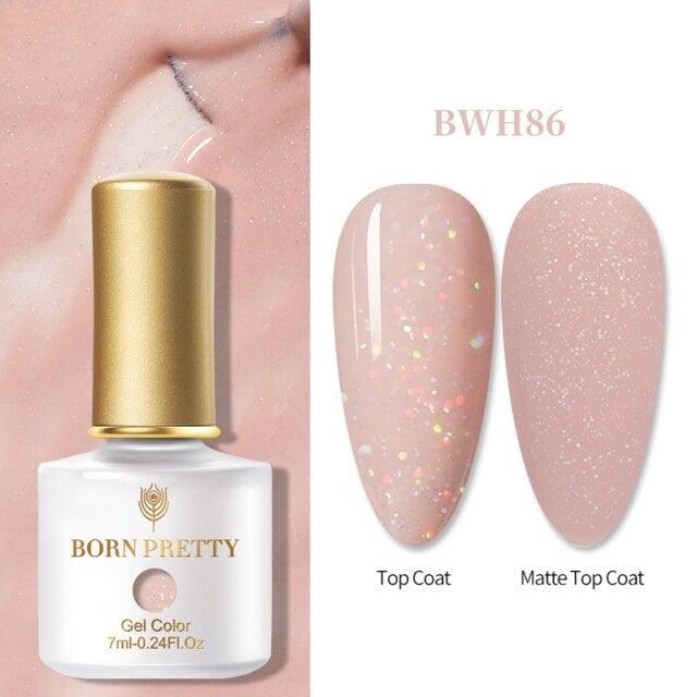 2022 Elegant Pretty Womens Orange 6ml Gel Nail Polish Summer UV LED Stylish Glossy and Matte Professional Home Nail Design For Women