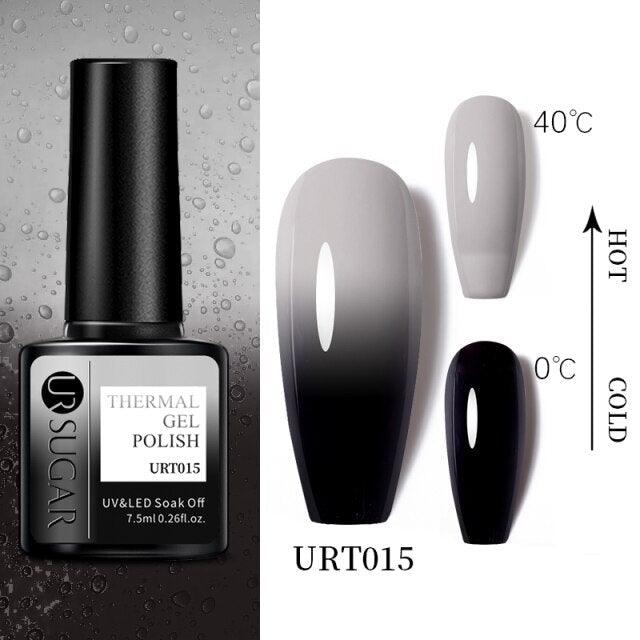 2022 NEW Purple Gel Nail Polish UV Color Changing Gel Nail Polish Stylish Three Layer Effect For Womens