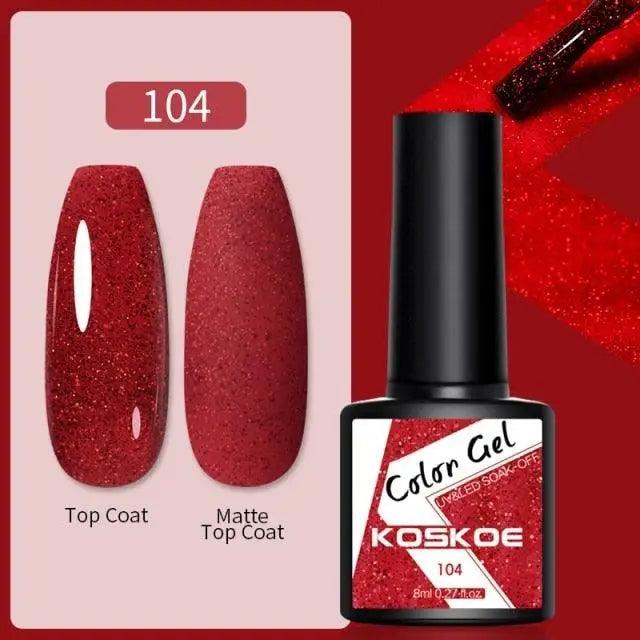 Spring Summer Nail Gel Polish Colorful UV LED Diamond Stylish Glossy and Matte Fashion Design For Womens