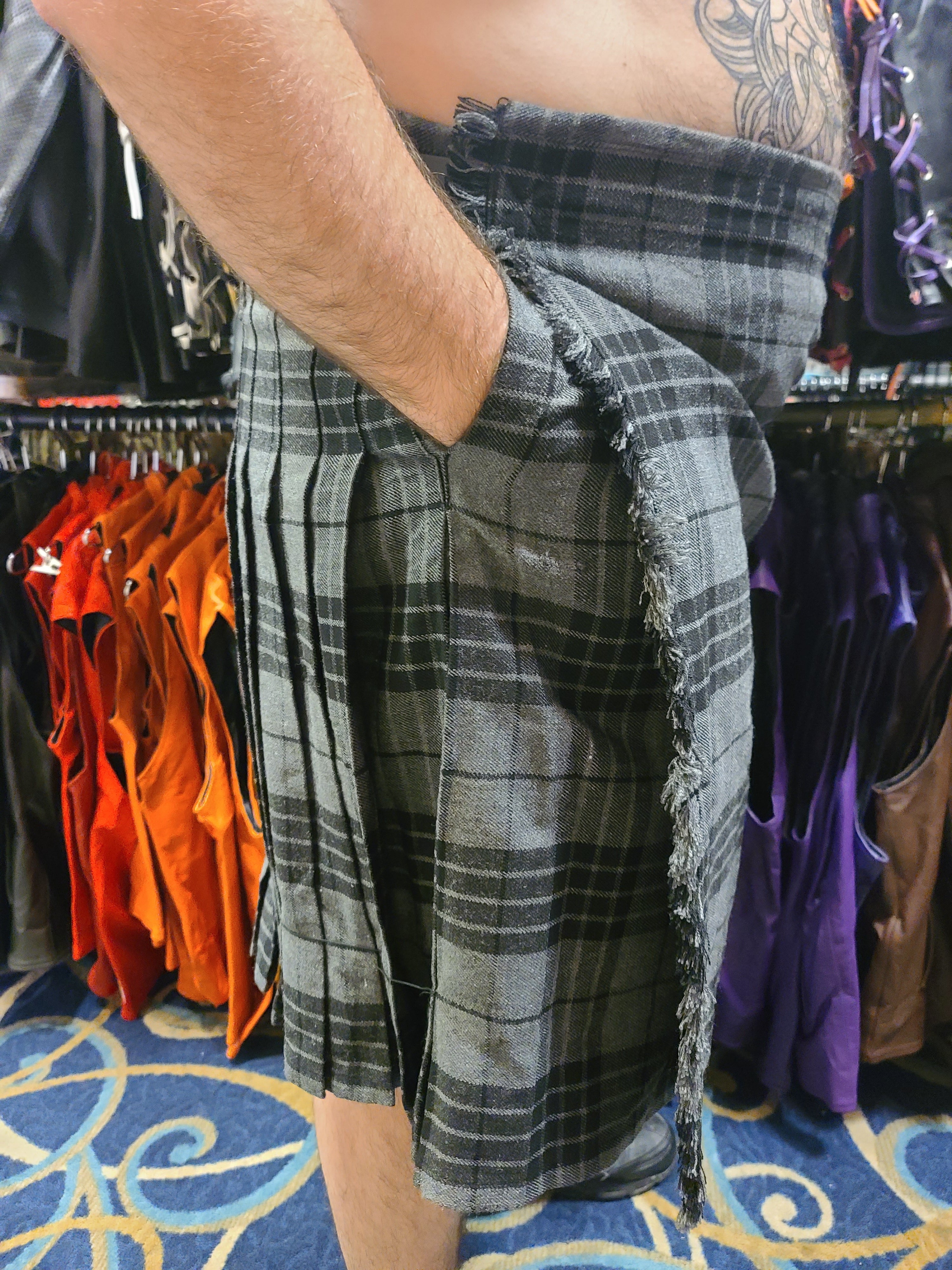 Grey Watch Tartan Kilt by KiltedBros