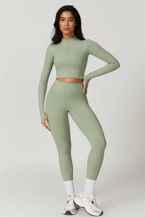 The Eloise Jacket Sports Bra Leggings 3-Piece Set