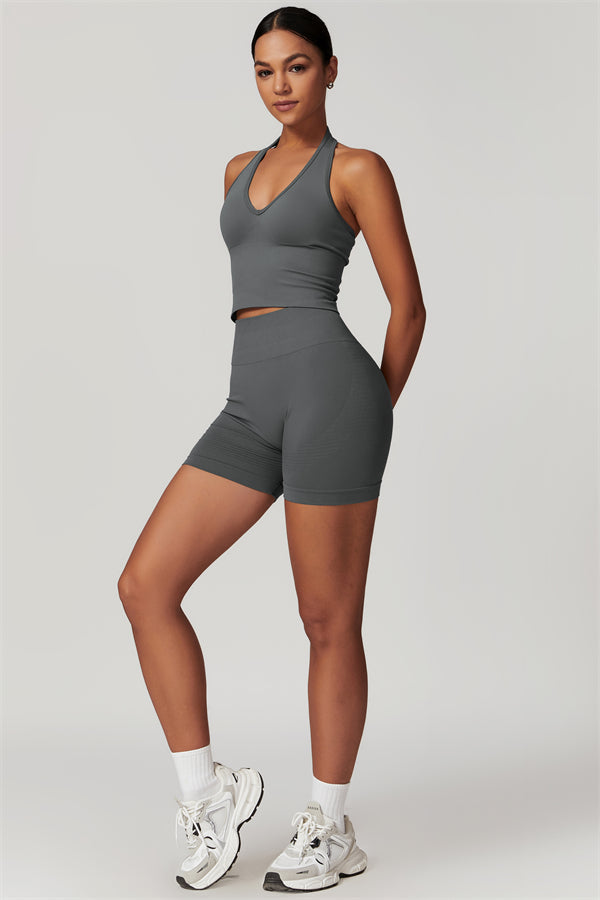The Delight Halter Top Shorts 2-Piece Set
