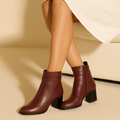 Luna - Maroon Boots