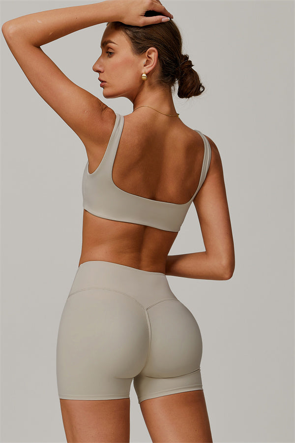 The Halo Sports Bra Shorts 2-Piece Set