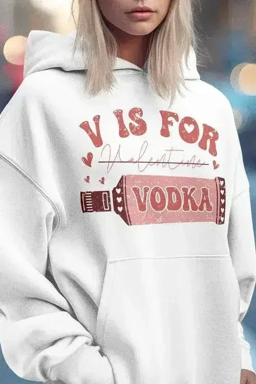 Retro Valentine  Graphic Hoodie