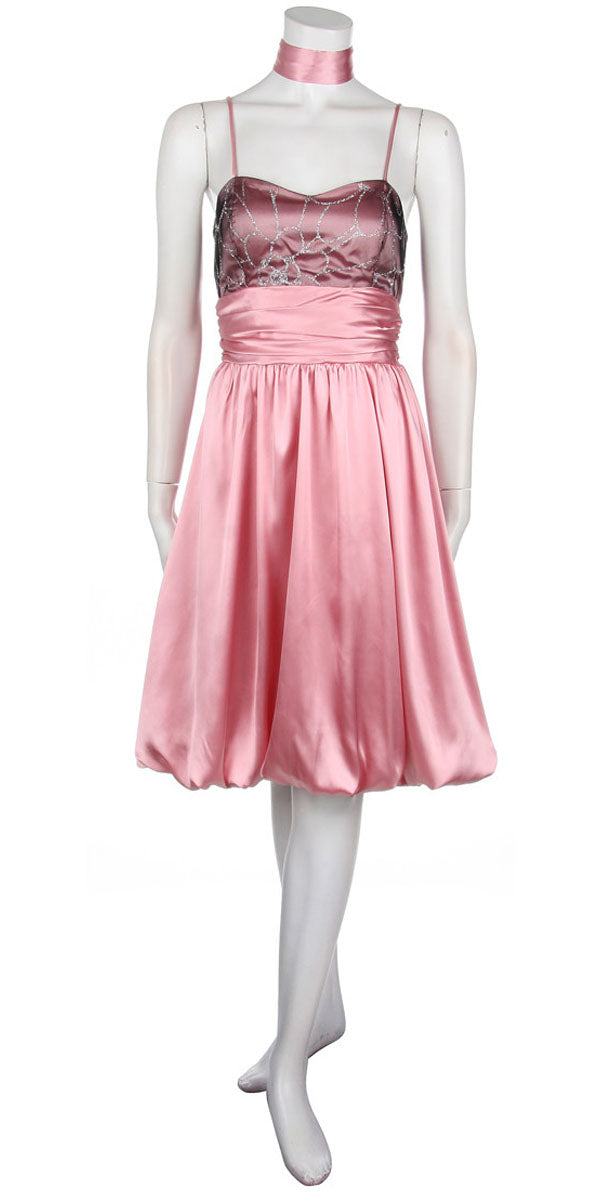 CLEARANCE - Juliet 2117 Short Knee Length Bubble Skirt Semi-Formal Dress