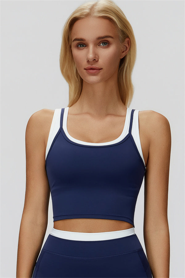 The Canyon Crop Tank Flared Leggings 2-Piece Set