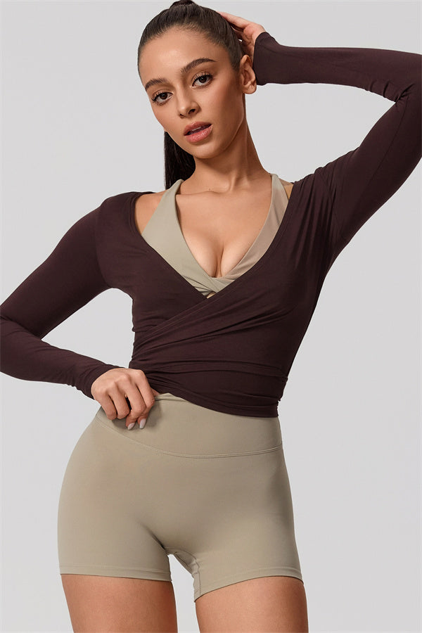 The Lively Long Sleeve Crop Top