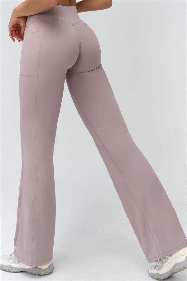 The BoldFit Crop Top Flared Leggings 2-Piece Set