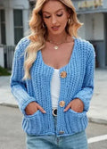 Cropped Knit Cardigan - Versatile Layer | Femstylo
