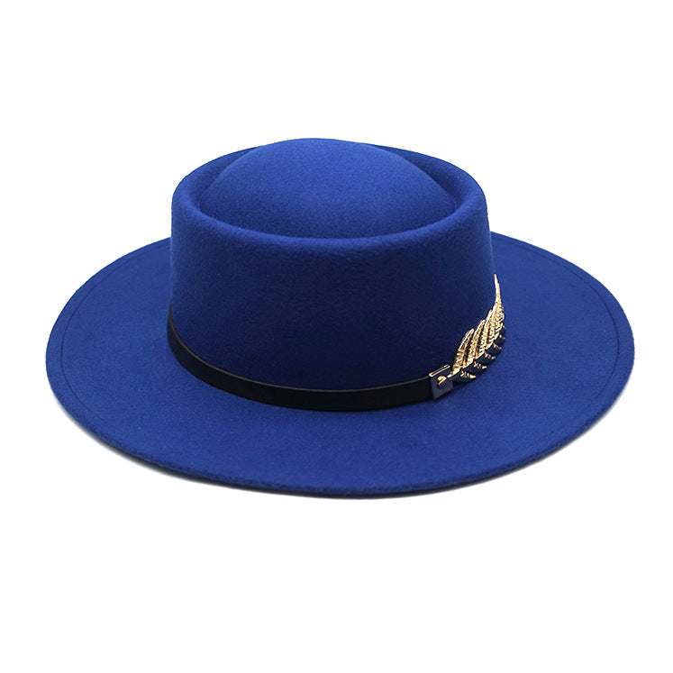 Autumn Winter Women Men  Vintage Fedora Women's Foldable Short Brim  Floppy Hat Gentleman Elegant Warm Hats Lady Party Luxury Caps Classic Summer Beach Sun Hat
