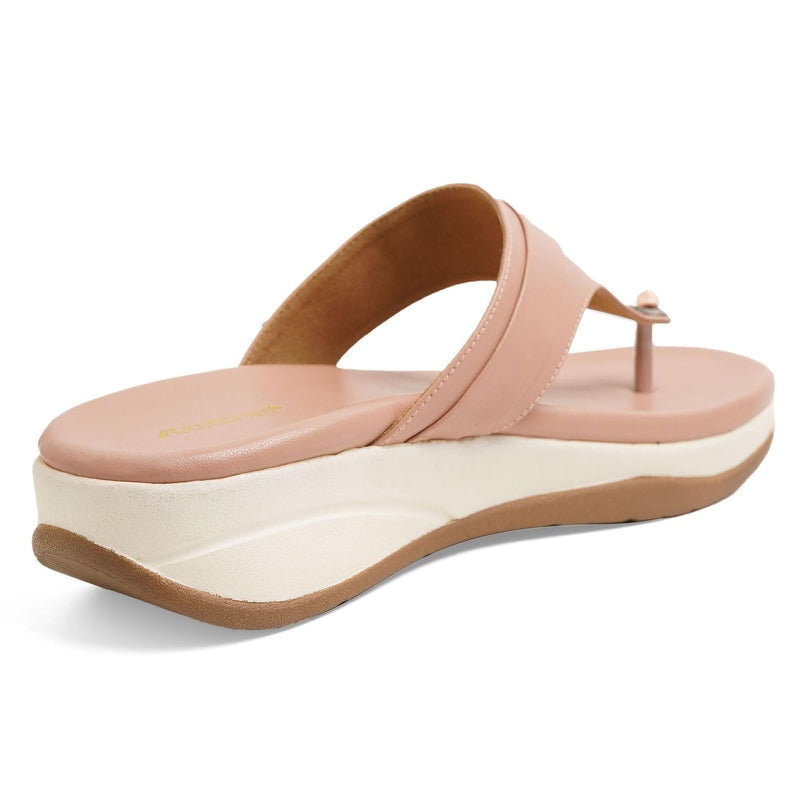 Briony - Peach Slip-Ons
