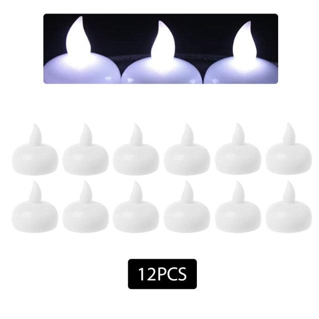 24pcs LED Candle Multicolor Color Lamp Flame Tea Light Heart-Shaped Rocking Tea Candles For Wedding Birthday Party Decoration Multi Color Changing Votive Flameless Candles With Remote And Timer Battery Operated Led Tea Light Candles