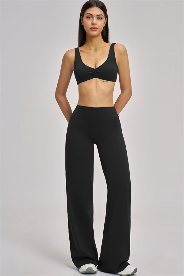 The Swoon Sports Bra Flared Leggings 2-Piece Set