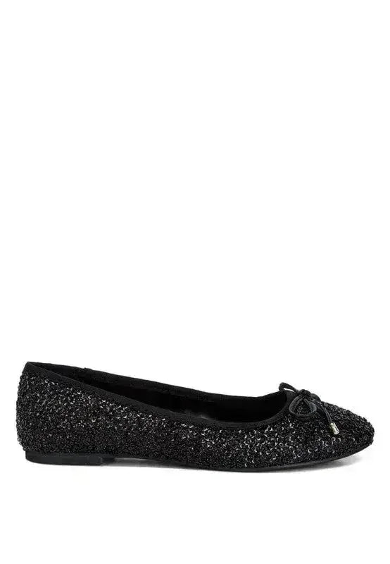 Sequin Ballet Flats - Glam Comfort Shoes | Femstylo