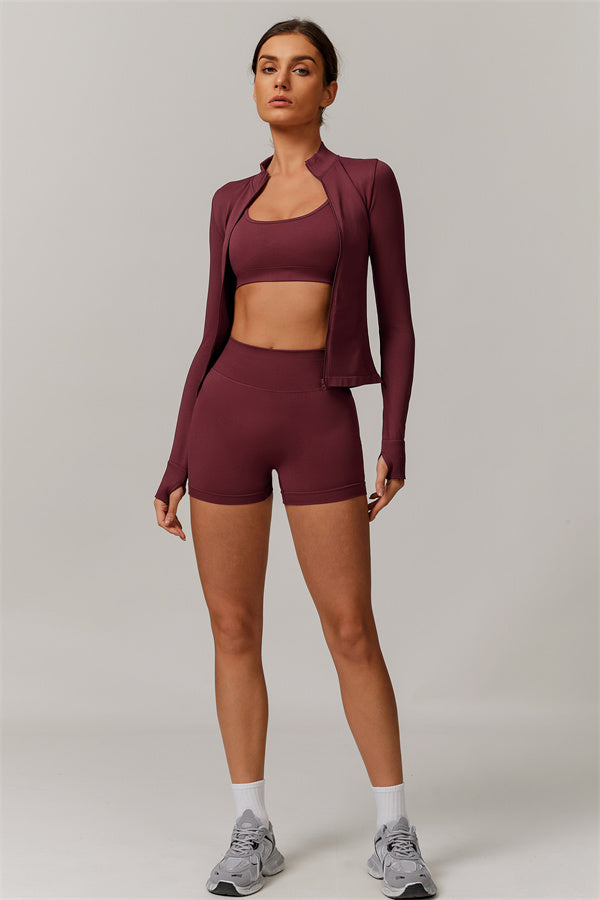 The Nova Luxe Jacket Shorts 2-Piece Set