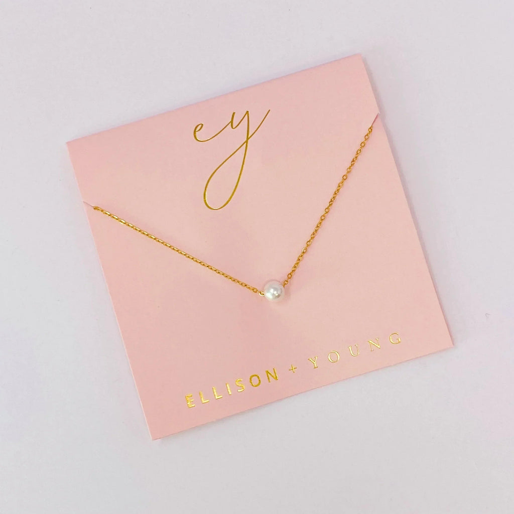 Dainty Single Pearl Necklace