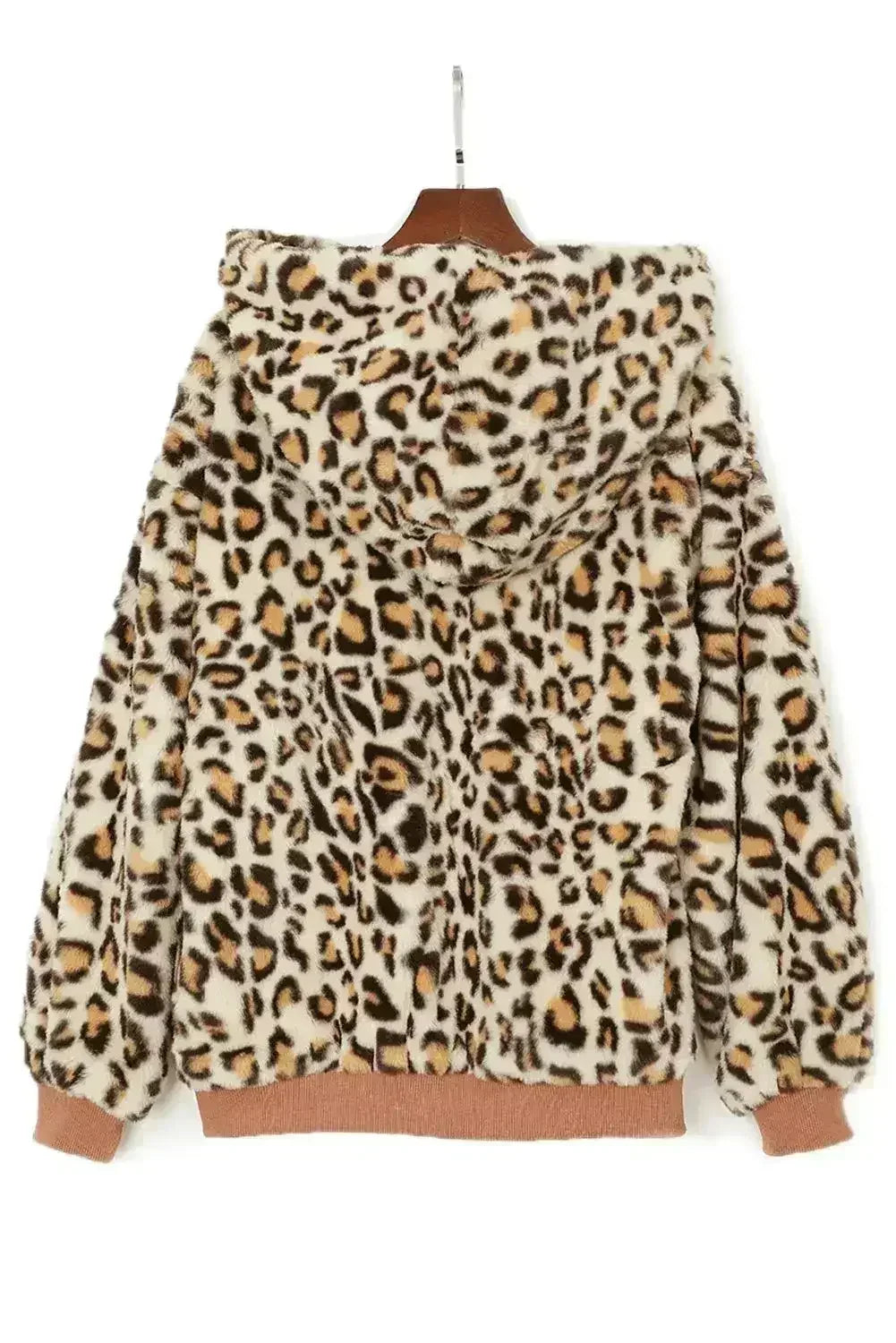 Cozy Plush Leopard Jacket