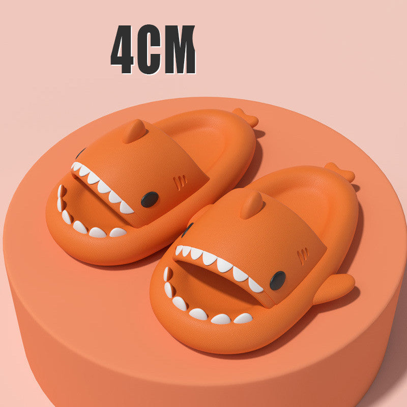 New Men and Women Summer Slippers Lovely Shark Shape Slides Outdoor Women Shoes Flip Flops Lightweight Open Toe Beach Pool Slides Sandals Shark Shower Slipper