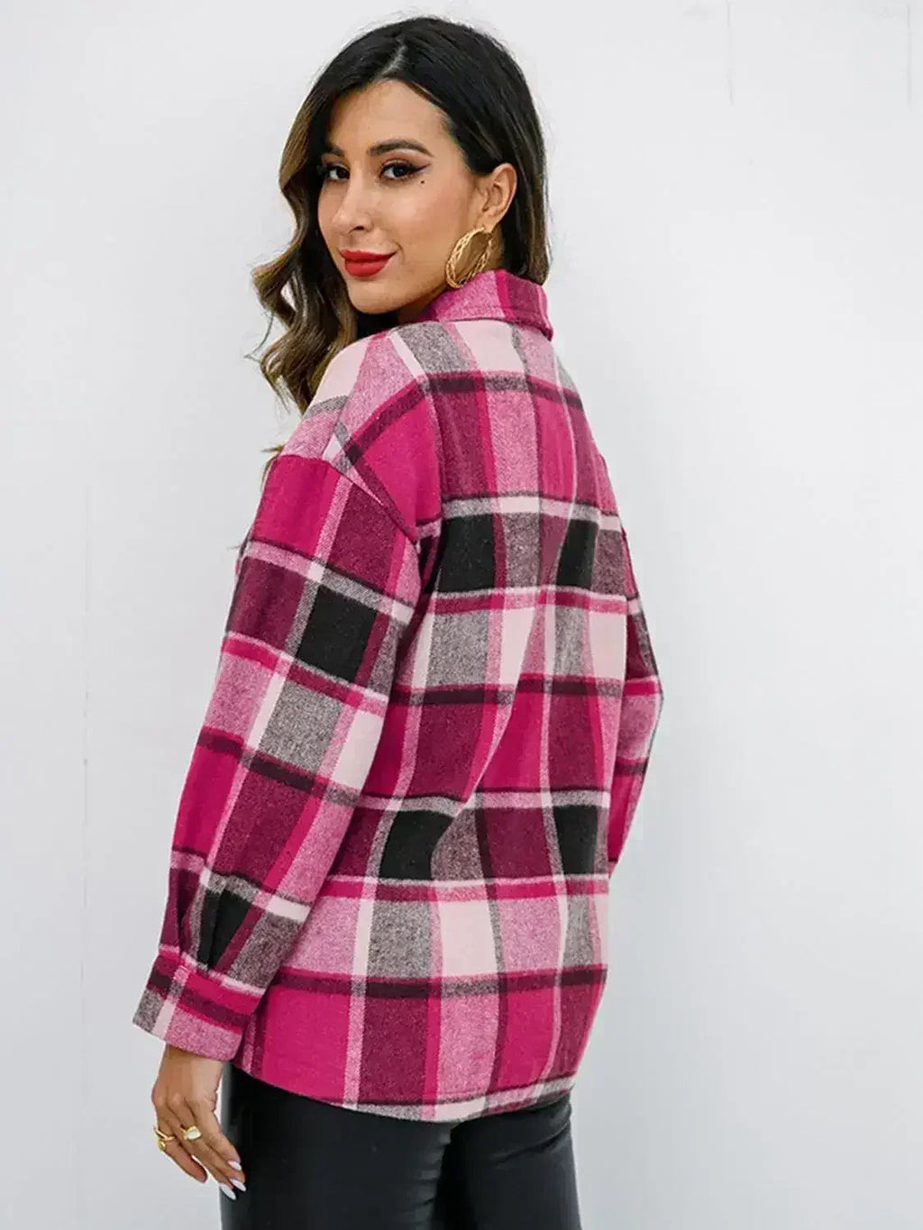 Pumpkin Spice Button-Down Jacket