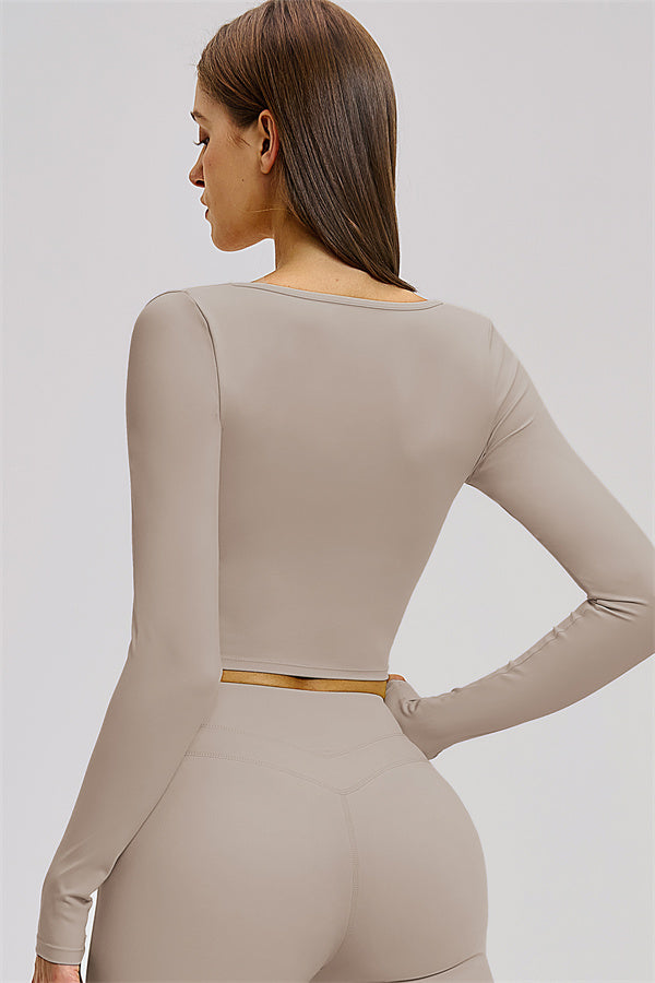 The Stride Long Sleeve T-shirt Flared Leggings 2-Piece Set