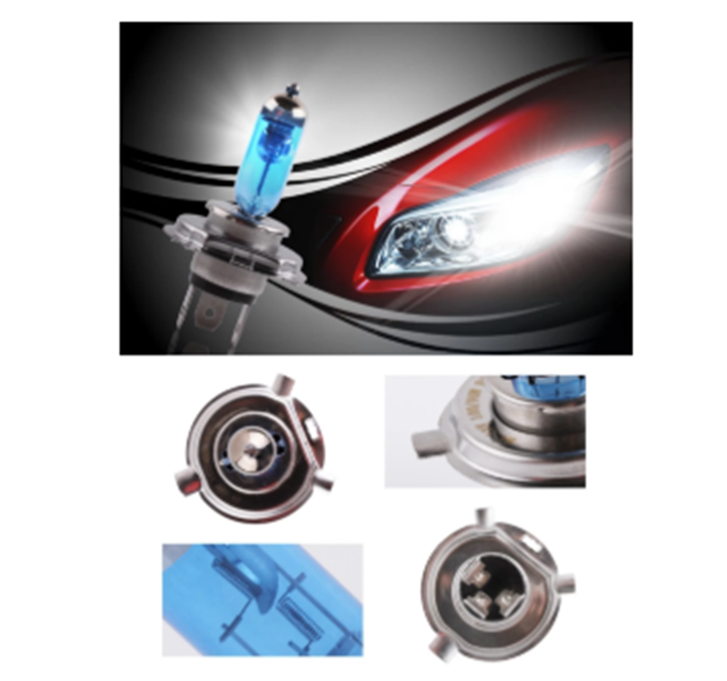 2 Pcs Car Super Bright H7 Xenon Halogen Upgraded Bright White Headlight Front Headlight Light Bulbs Lamp 12V Car Accessories Crystal Vision Ultra Upgraded Bright White Headlight