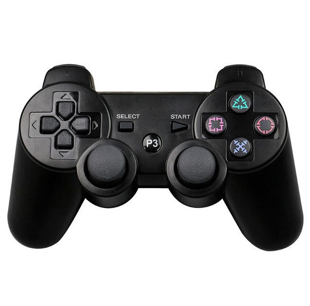 Solid Black 2.4G Wireless Joystick Game Controller Portable With Micro USB OTG Adapter Compatible With PC Laptop Tablet