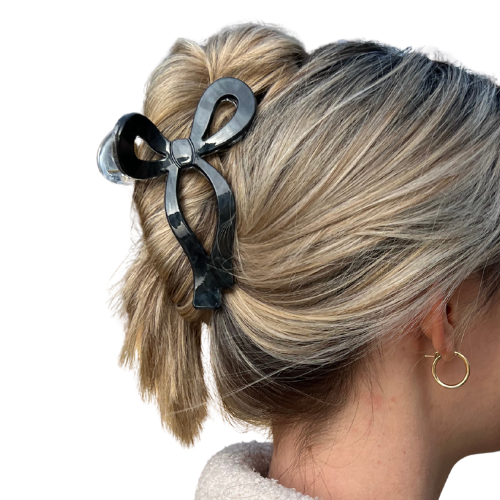 Black Bow Claw Clip