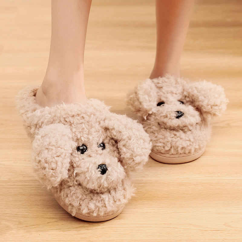 Couples Winter Pack Heel Cotton Shoes Women's  Mens Slipper Winter Shoes New Fashion Casual Fur Plush Slides Winter Slippers For Women House Slippers Fluffy Soft Comfy Fuzzy Slippers Faux Fur Plush Anti-Skid Slippers