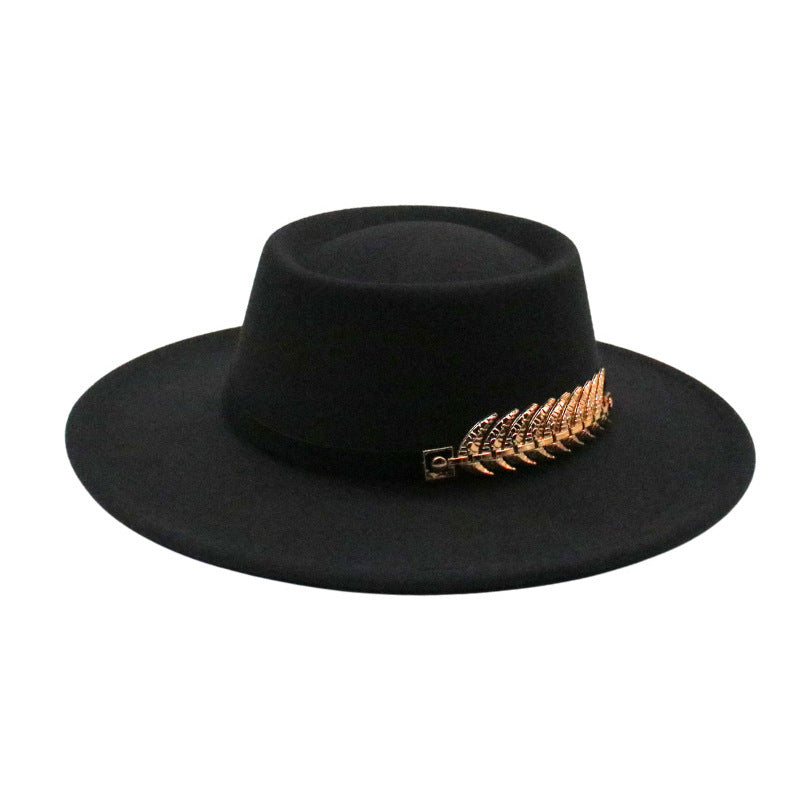 Autumn Winter Women Men  Vintage Fedora Women's Foldable Short Brim  Floppy Hat Gentleman Elegant Warm Hats Lady Party Luxury Caps Classic Summer Beach Sun Hat