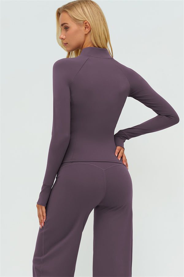 The Twirl Zip Jacket New Straight Leg Pants 2-Piece Set
