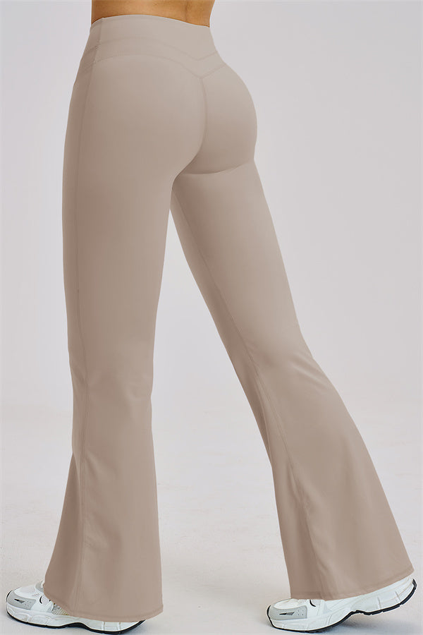 The Stride Crop Top Flared Leggings 2-Piece Set