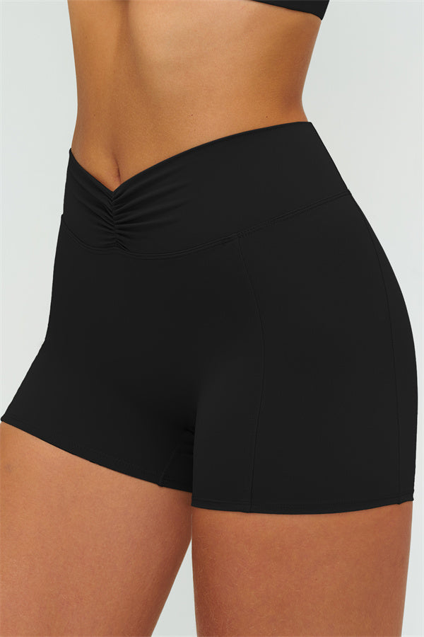 The Lushness Y-Back Sports Bra Shorts 2-Piece Set
