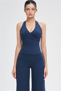 The Stride Crop Top Straight Leg Pants 2-Piece Set