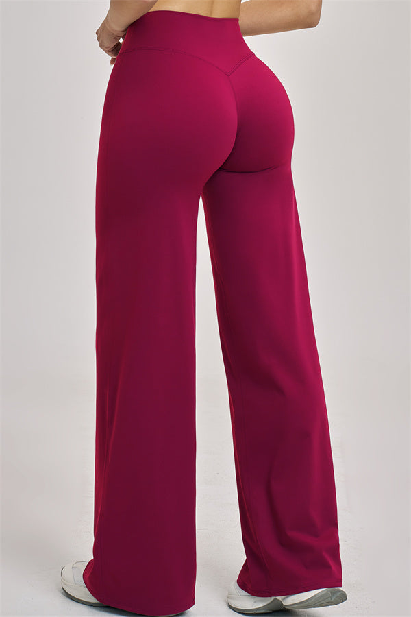 The Swoon Long Sleeve Crop top Flared Leggings 2-Piece Set