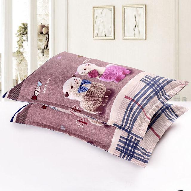 2pcs Silk Pillowcase For Hair And Skin With Hidden Zipper Print Pillow Case Adult Thick Pillow Case For Home Decor King Size Pillow Case