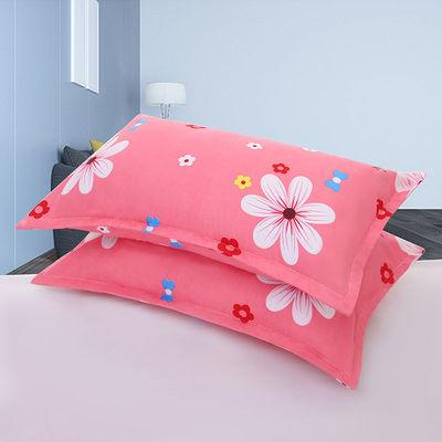 2pcs Silk Pillowcase For Hair And Skin With Hidden Zipper Print Pillow Case Adult Thick Pillow Case For Home Decor King Size Pillow Case