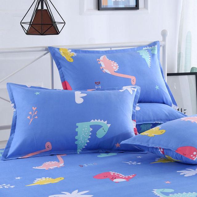 2pcs Silk Pillowcase For Hair And Skin With Hidden Zipper Print Pillow Case Adult Thick Pillow Case For Home Decor King Size Pillow Case