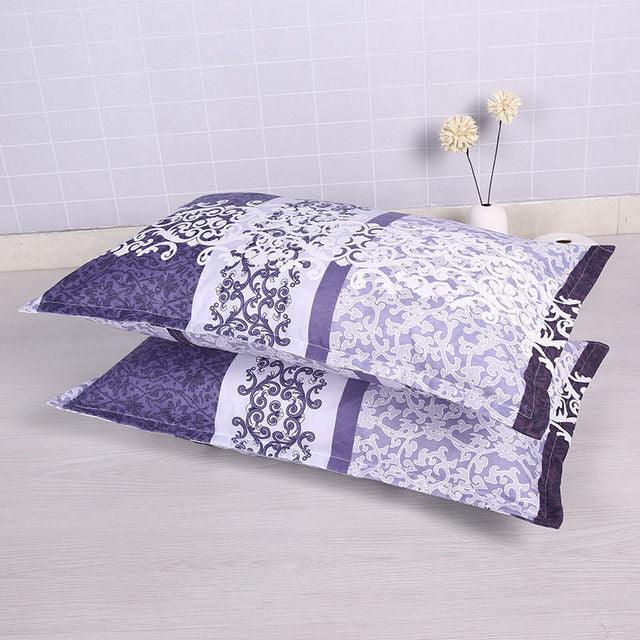 2pcs Silk Pillowcase For Hair And Skin With Hidden Zipper Print Pillow Case Adult Thick Pillow Case For Home Decor King Size Pillow Case